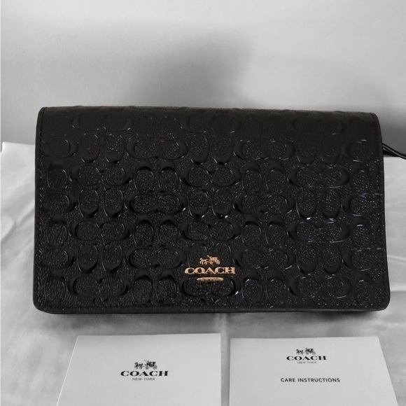 Coach Oxblood Black leather Bag - Picture 8 of 16